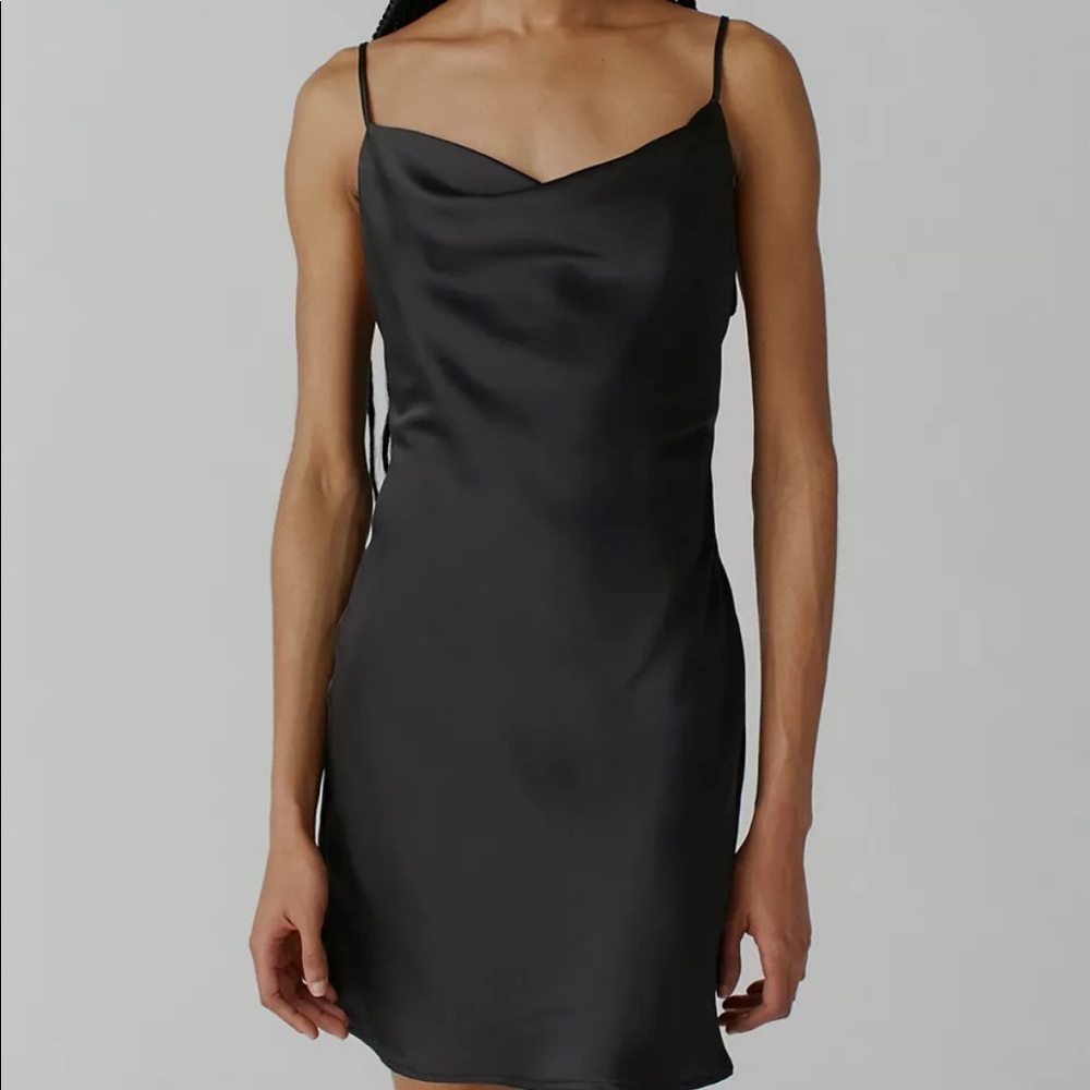 Urban Outfitters Mallory Cowl Neck Slip Dress